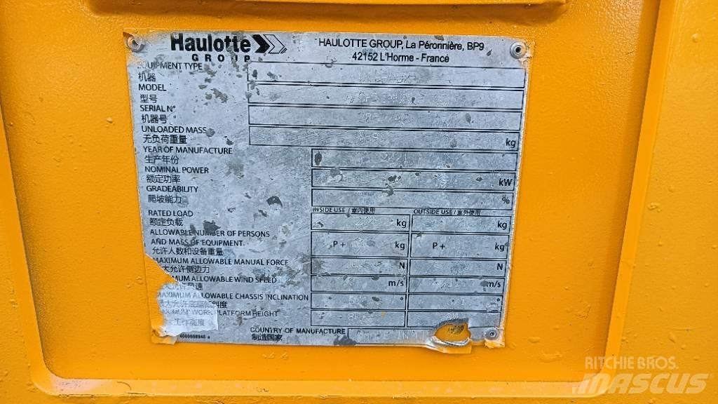 Haulotte OPTIMUM 8 Platforme foarfeca