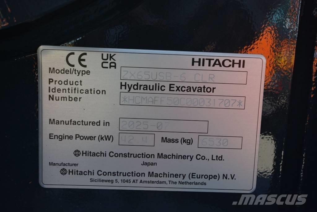 Hitachi ZX 65 USB-6 Mini excavatoare < 7t