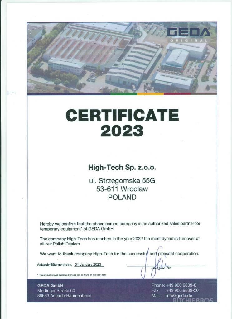 Geda 500 ZP /1000 Z Ascensoare verticale catarg