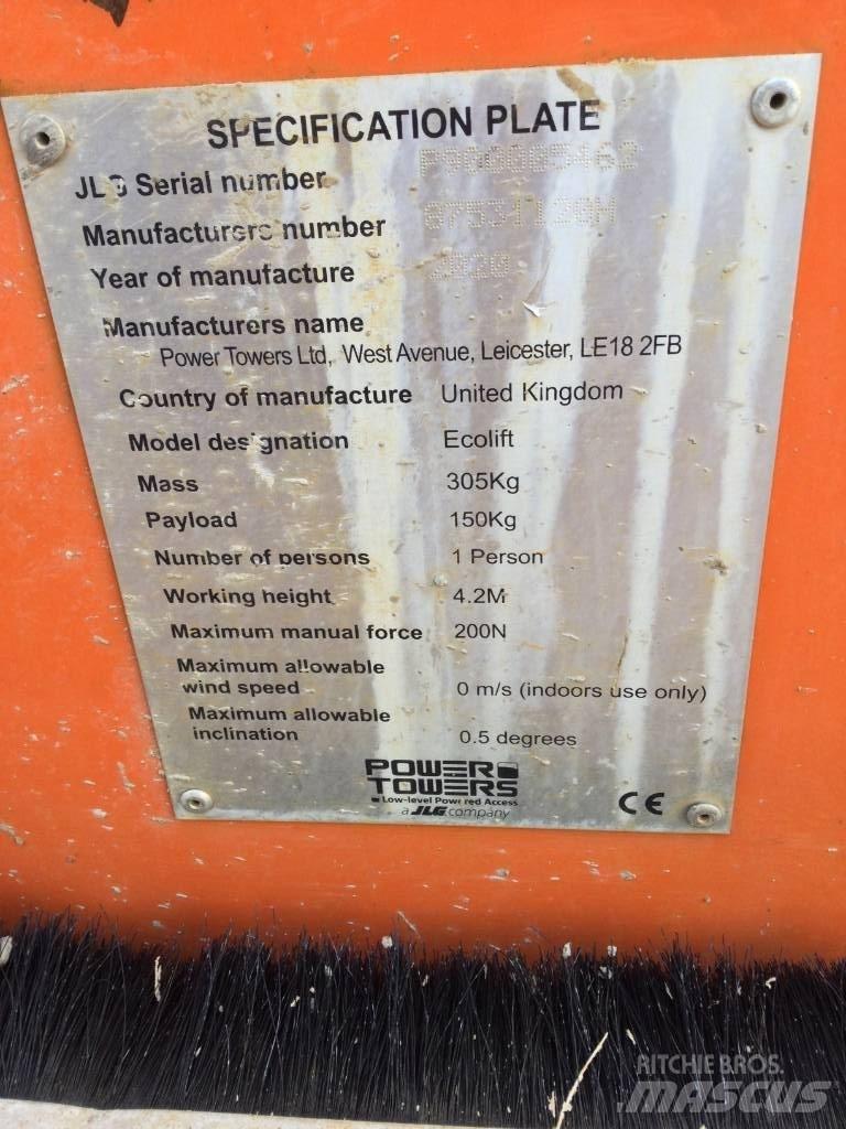 JLG Ecolift 50 Ascensoare verticale catarg