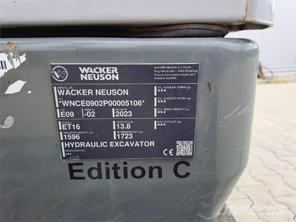 Wacker Neuson ET16 Excavatoare pe șenile
