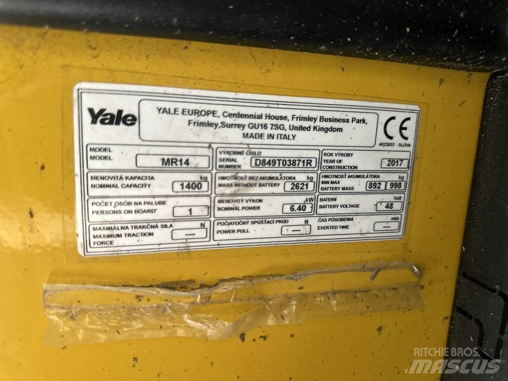 Yale mr14 Stivuitor cu catarg retractabil