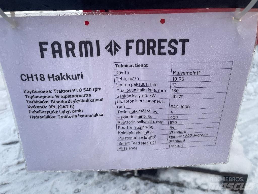 Farmi Forest CH18 Masini de tocat lemn