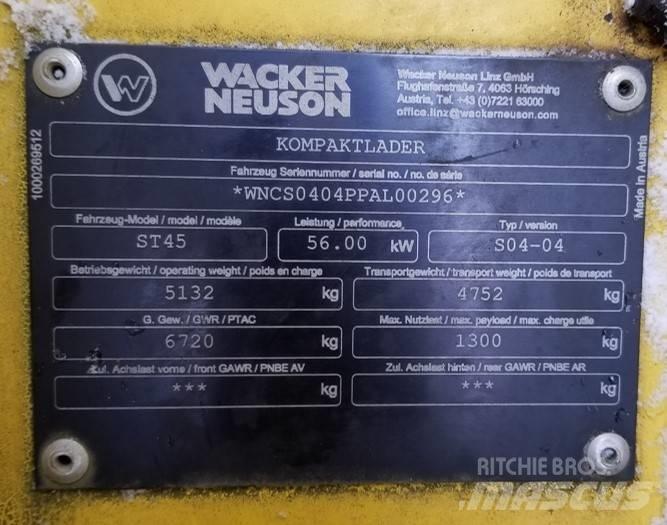 Wacker Neuson ST45 Încarcatoare cu excavator