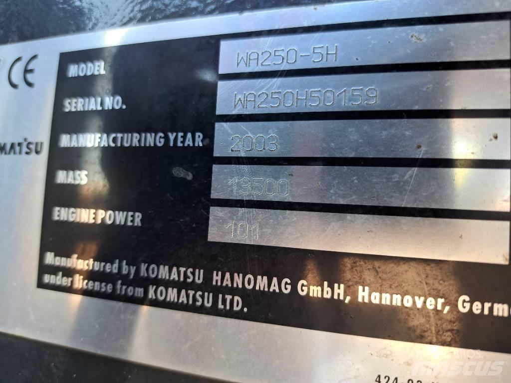 Komatsu WA 250-5H Incarcator pe pneuri