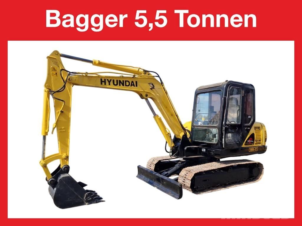 Hyundai R 155-7 Mini excavatoare < 7t