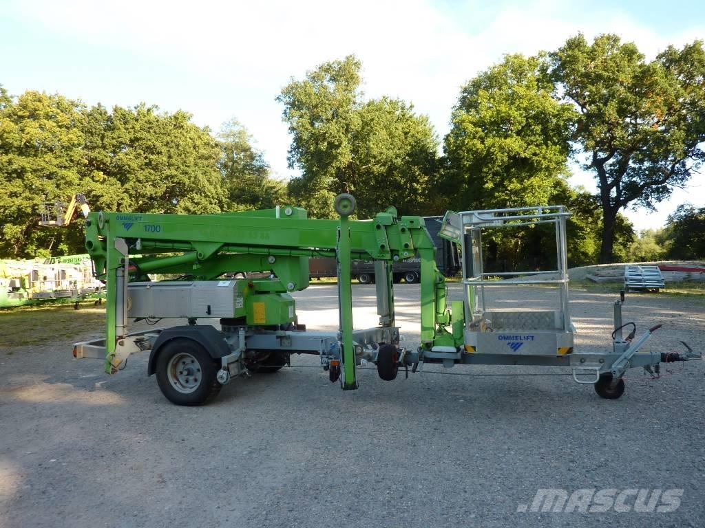 Omme 1700 EXB Platforme aeriene montate pe remorca
