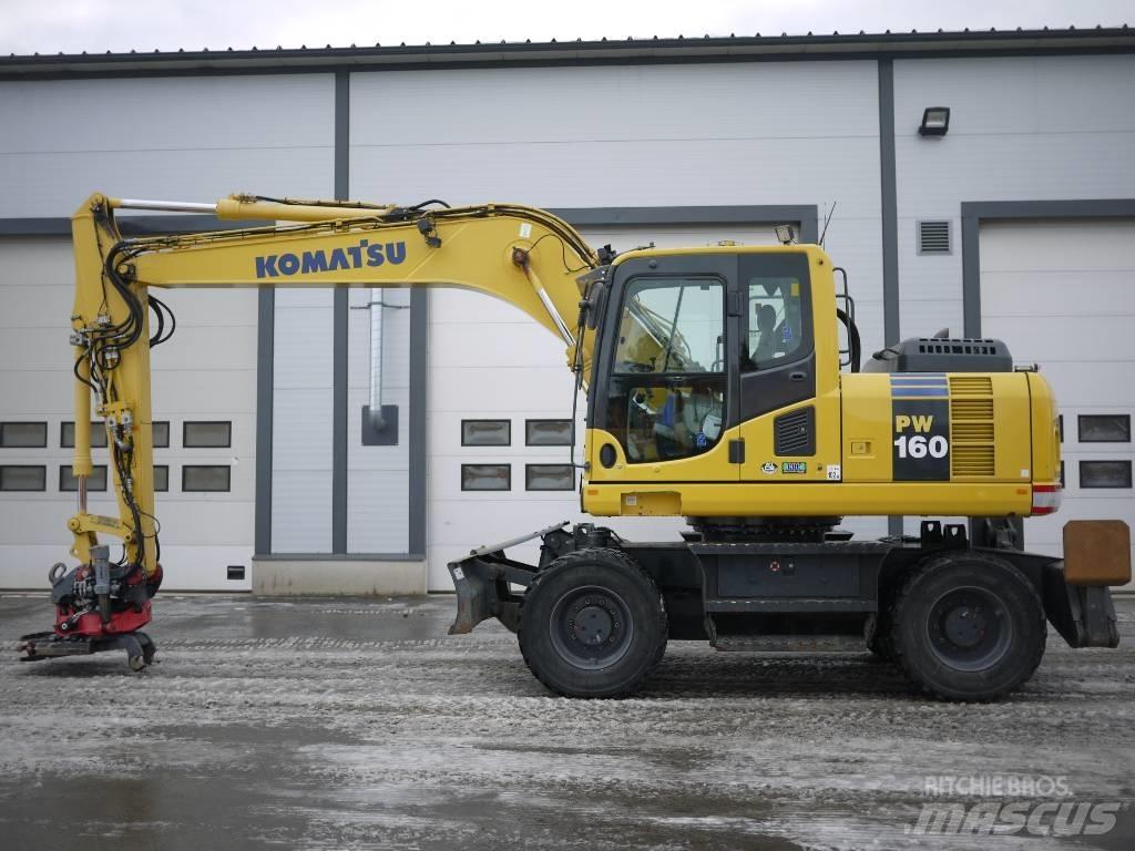 Komatsu PW 160-8 Excavatoare cu roti