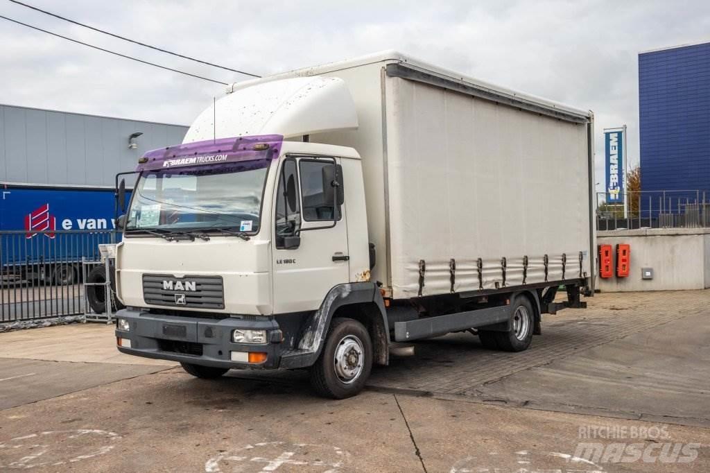 MAN LE 180 Camion cu prelata