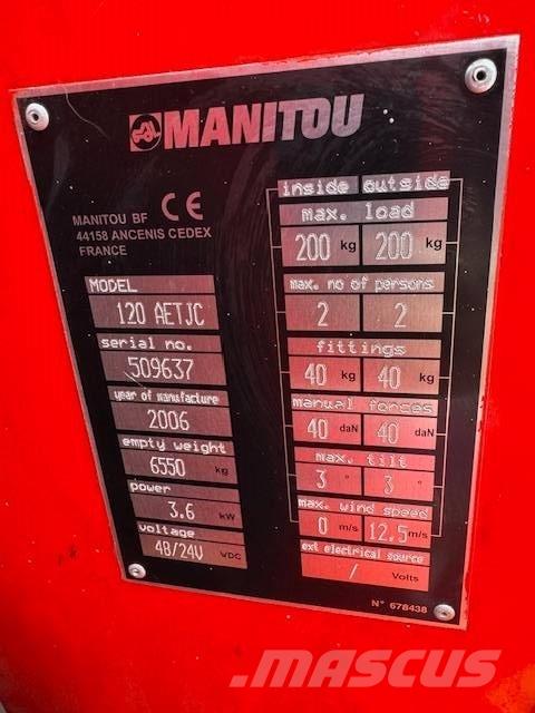 Manitou 120 AET JC Nacele cu brat articulat