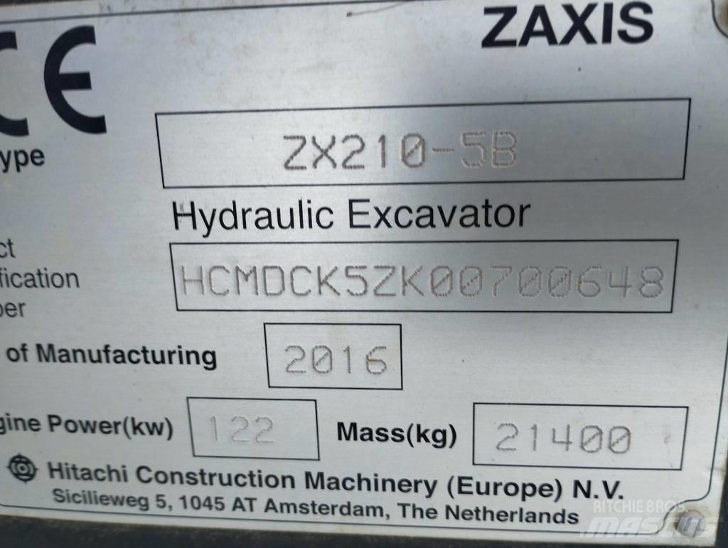 Hitachi ZX 210-5B Excavatoare pe șenile
