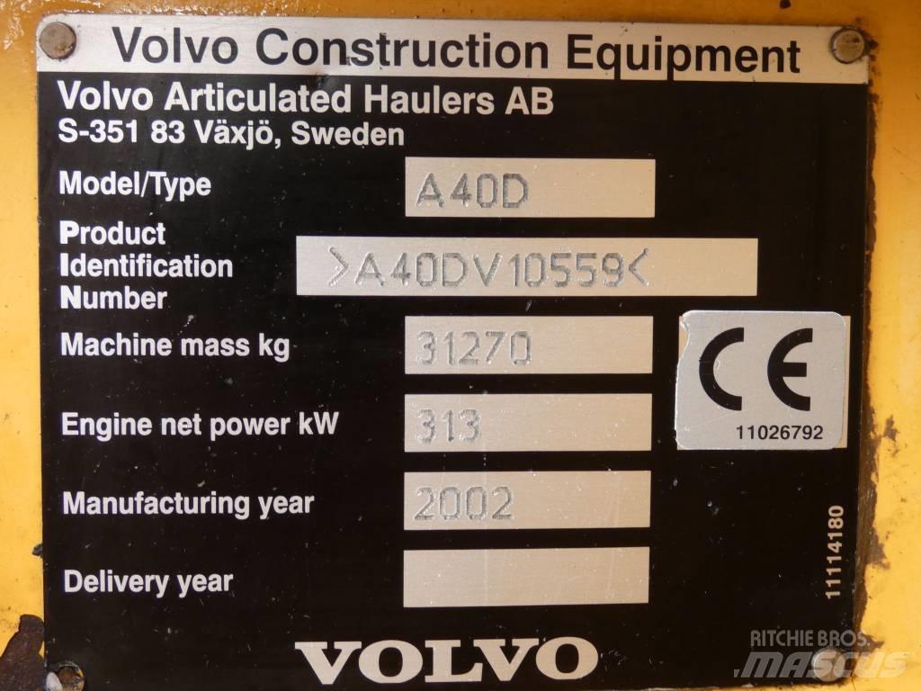 Volvo A 40 D Transportoare articulate