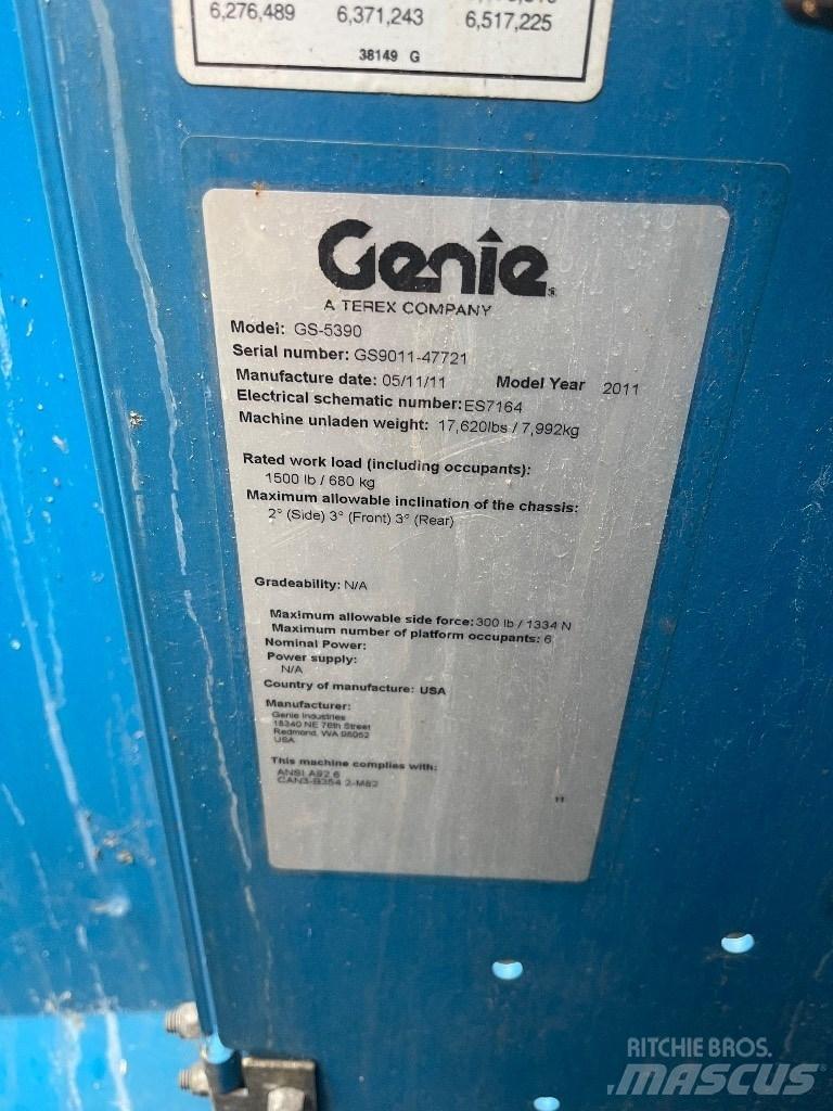 Genie GS 5390 Platforme foarfeca