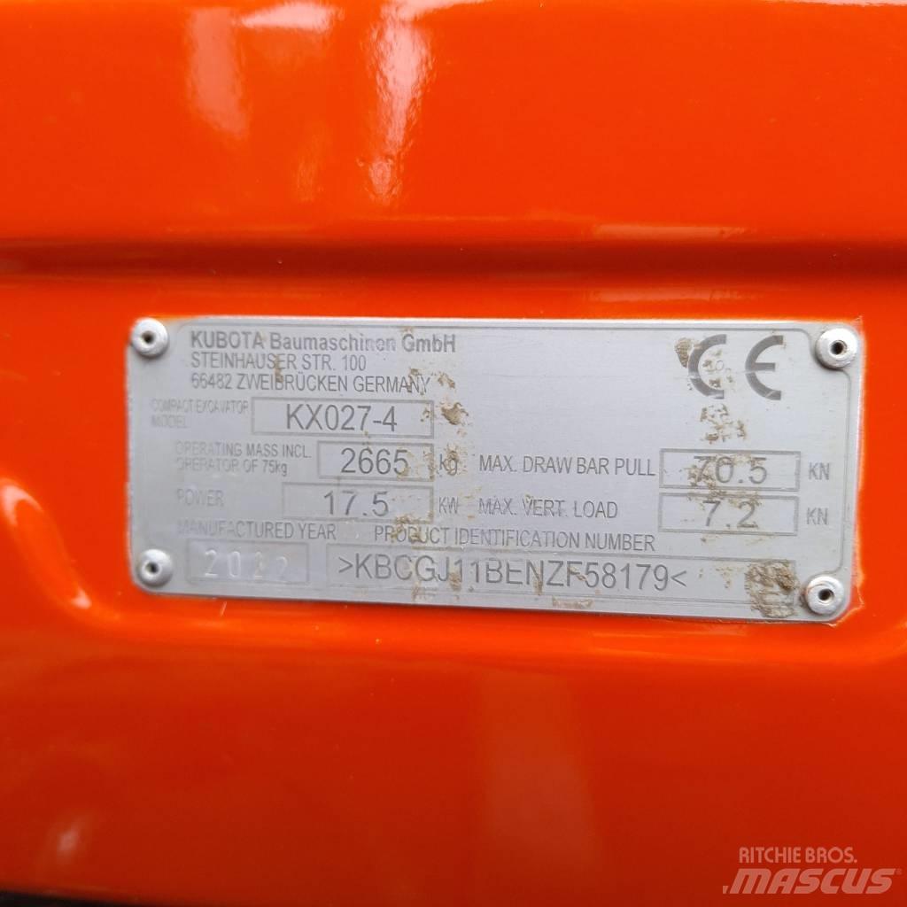 Kubota KX 027 Mini excavatoare < 7t