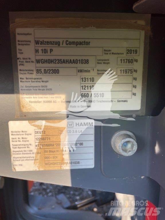 Hamm H10iP Compactoare monocilindrice