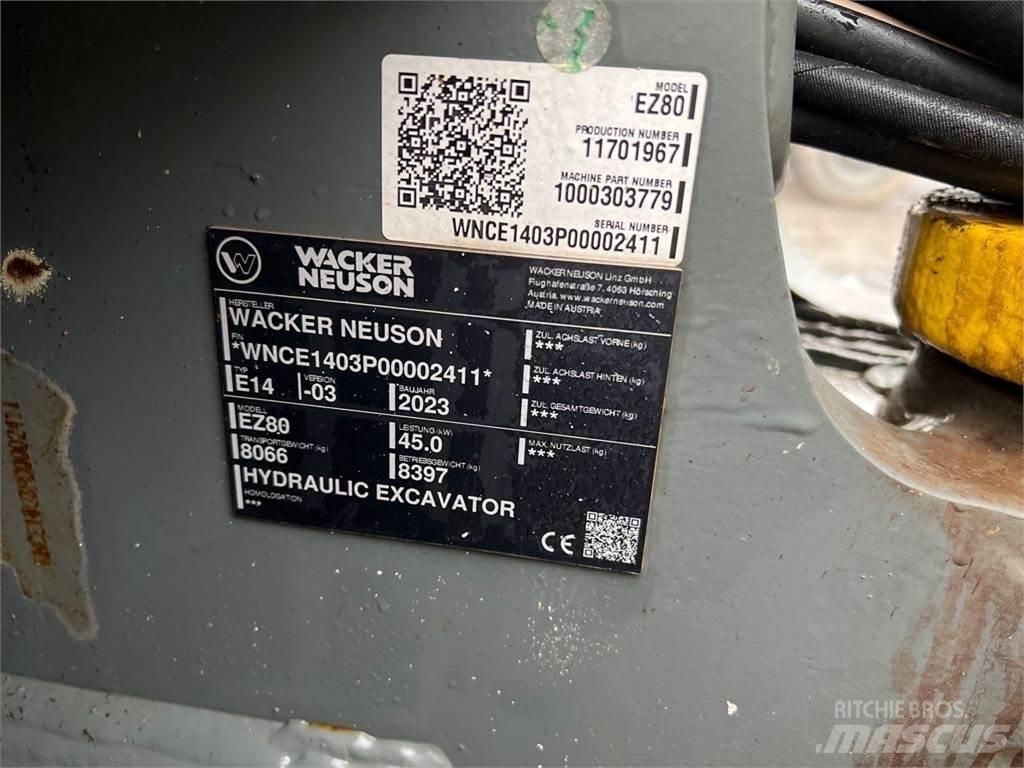 Wacker Neuson EZ80 Excavatoare pe șenile
