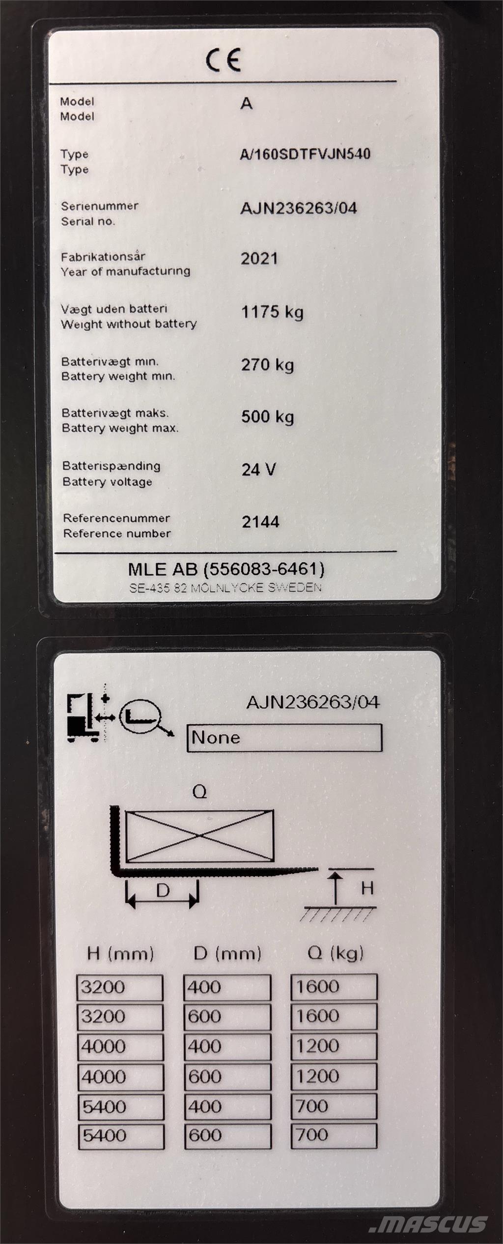 Atlet AJN160 Transpaleti autopropulsanti