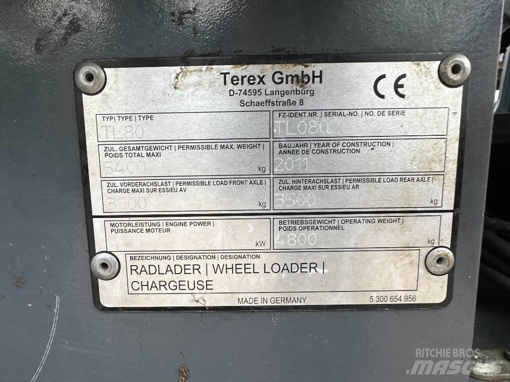 Terex TL 80 Incarcator pe pneuri