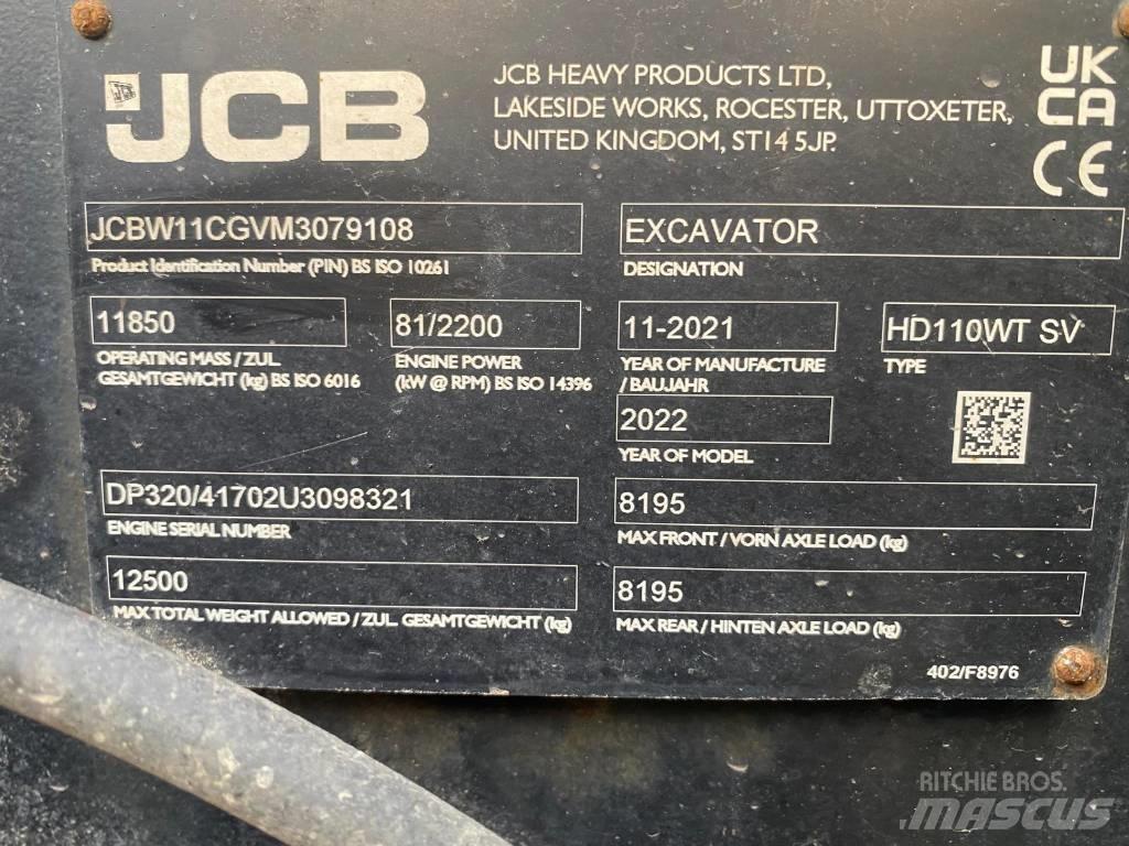 JCB 110 W Excavatoare cu roti