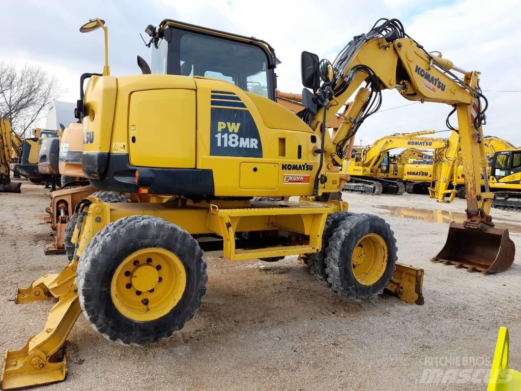 Komatsu PW118MR-8 Excavatoare cu roti
