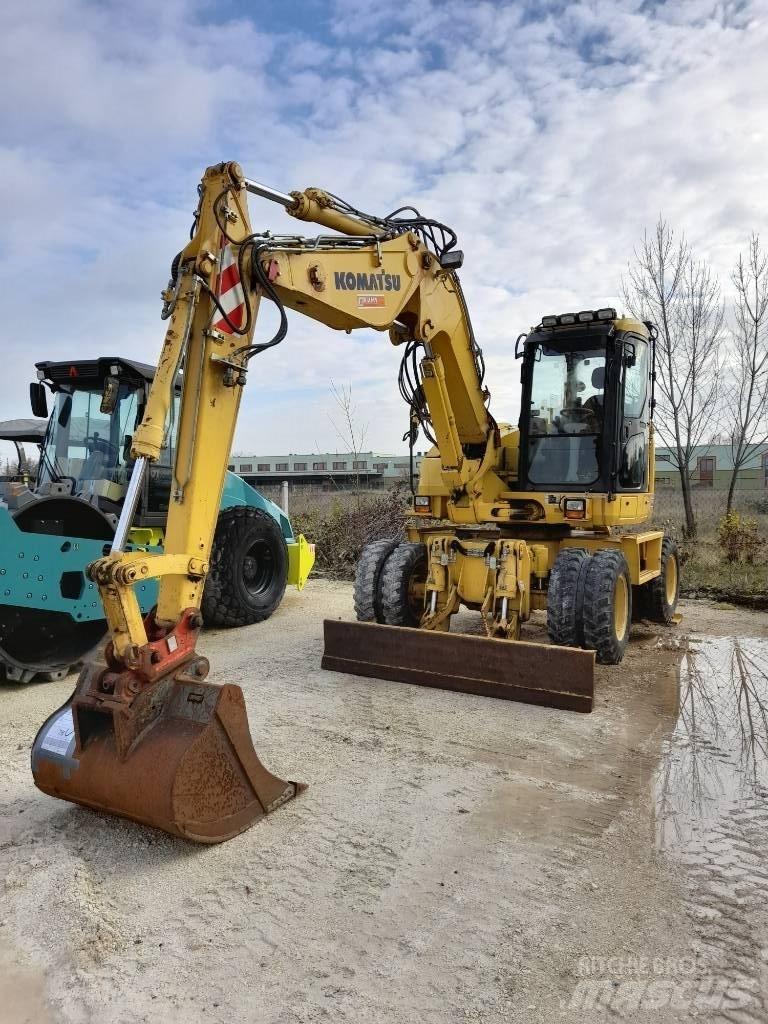 Komatsu PW118MR-8 Excavatoare cu roti