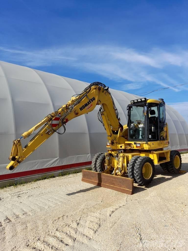 Komatsu PW118MR-8 Excavatoare cu roti