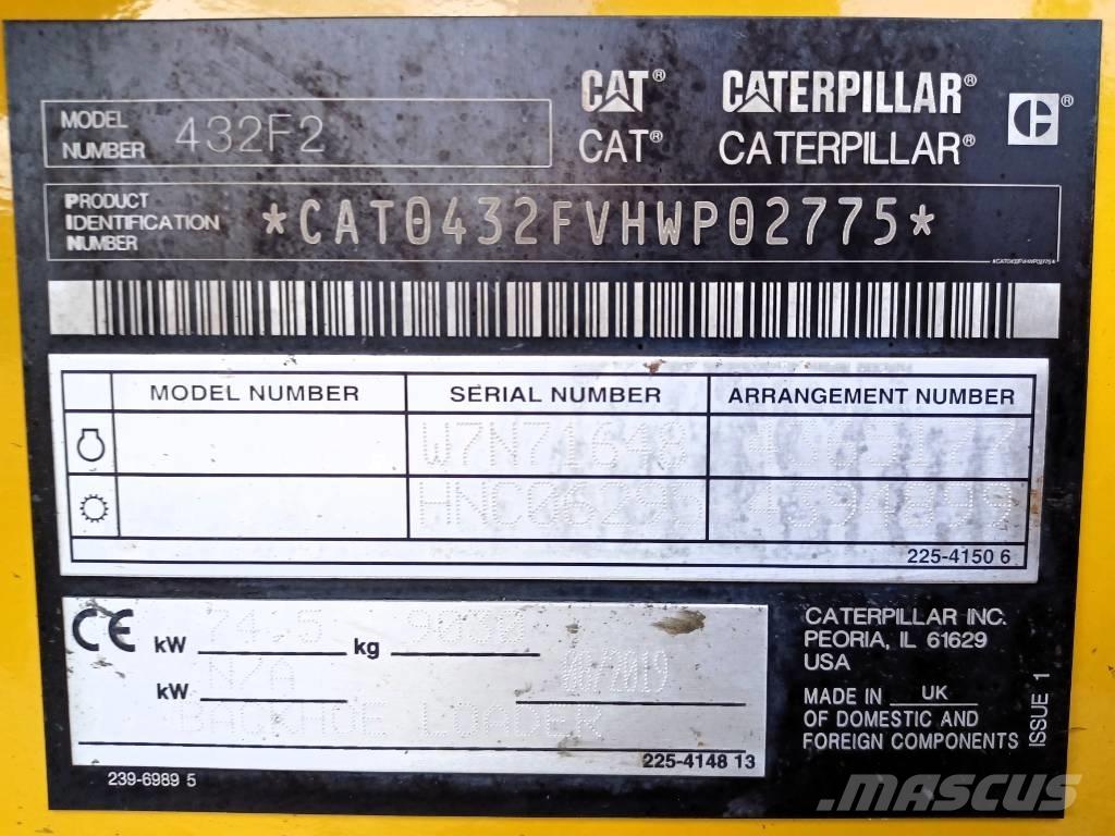 CAT 432 F Buldoexcavatoare