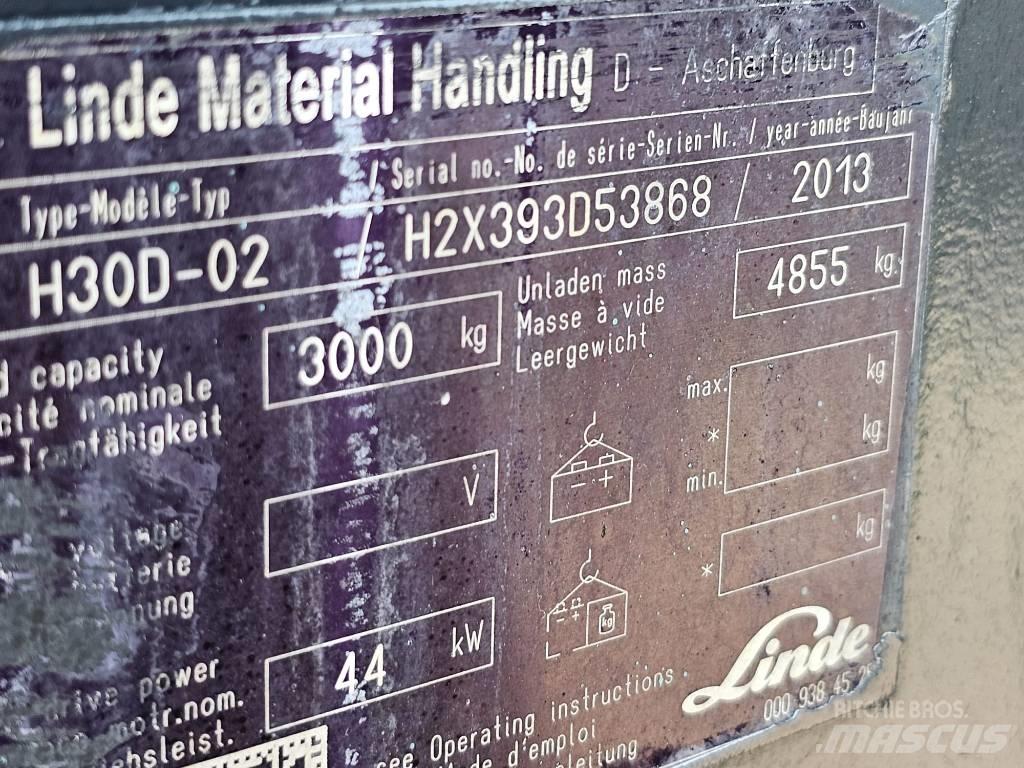 Linde H30D-02 Stivuitor diesel