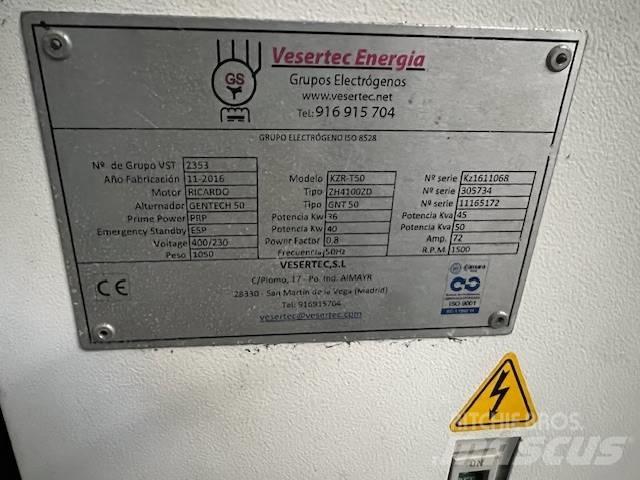 VESERTEC KZR-T50 Generatoare Diesel
