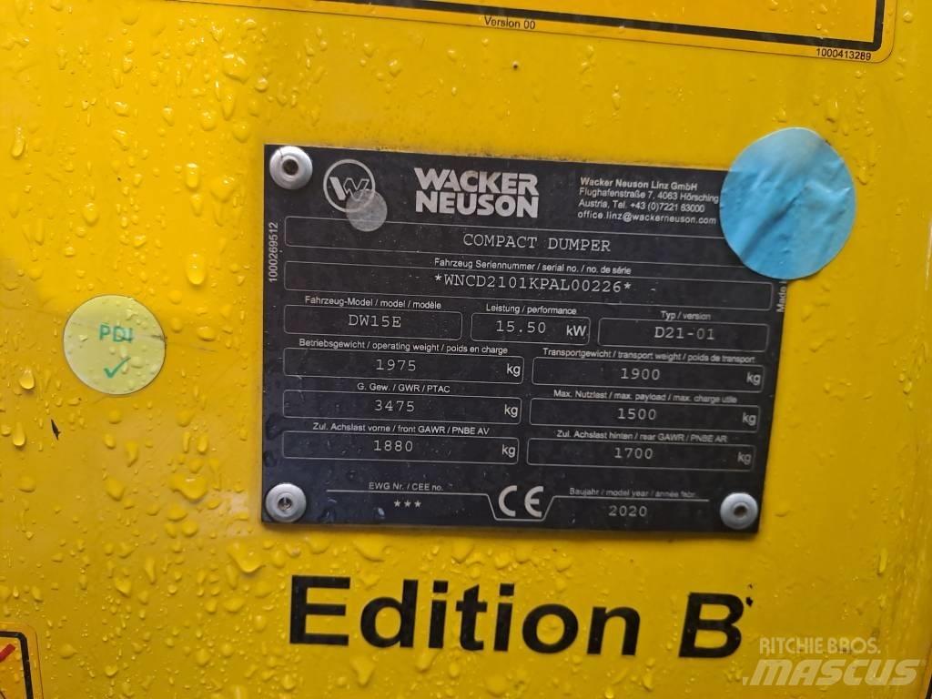 Wacker Neuson DW15e Minitractor de teren