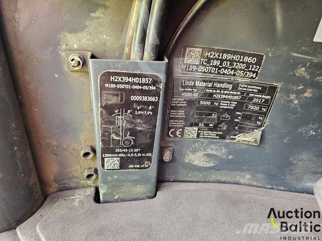 Linde H50D-02 Stivuitor diesel