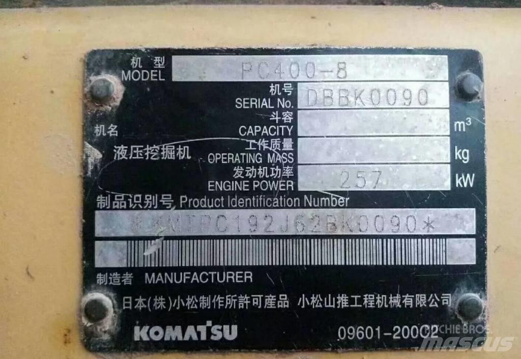 Komatsu PC400-8 Excavatoare pe șenile
