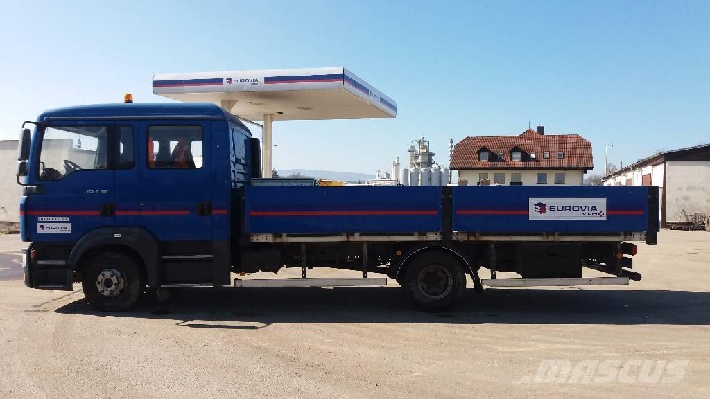 MAN TGL8.180 Camioane platforma/prelata