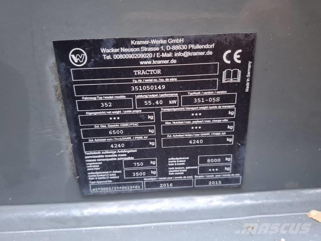 Kramer 8085 Incarcator pe pneuri
