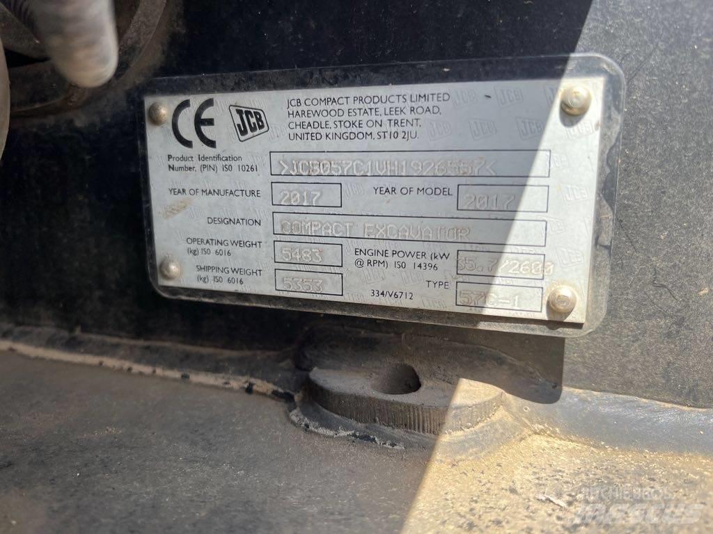 JCB 57C-1 Excavatoare pe șenile
