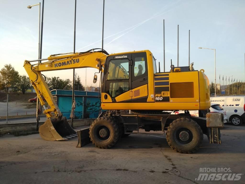 Komatsu pw160-11 Excavatoare cu roti