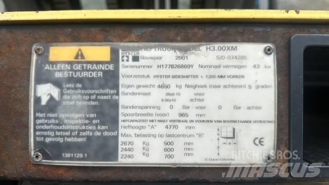 Hyster 3.00 XM Stivuitor diesel