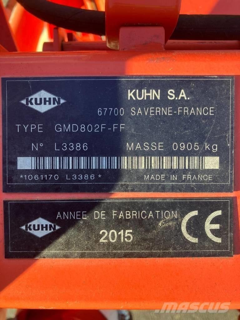 Kuhn GMD 802 F-FF Cositoare de iarba