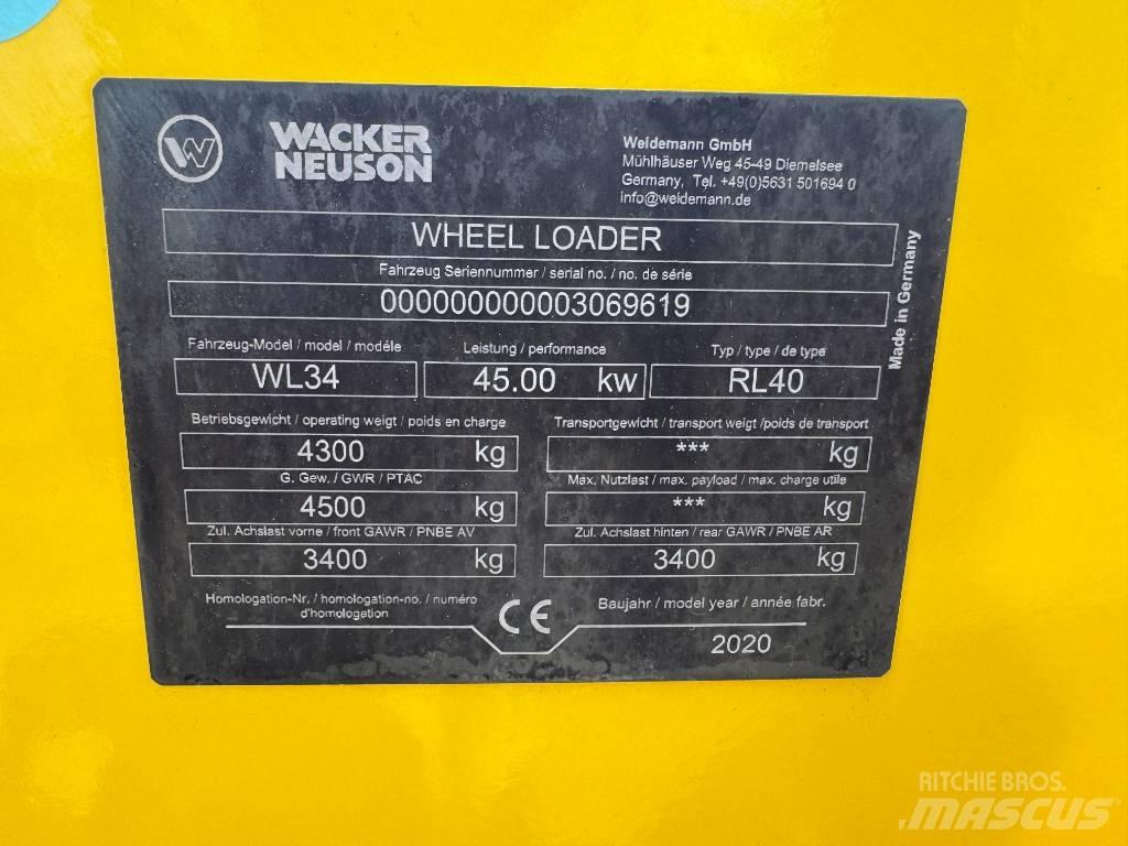 Wacker Neuson WL34 Incarcator pe pneuri