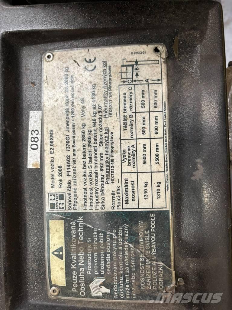 Hyster E2.00XMS Stivuitor electric