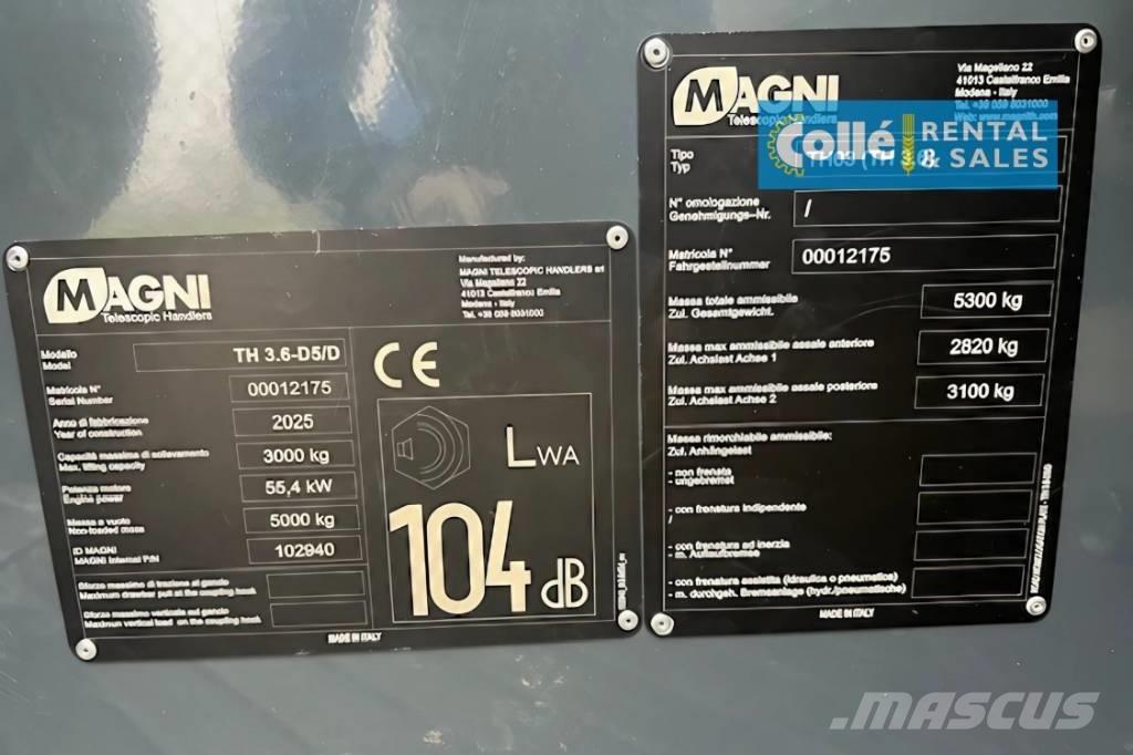 Magni TH 3.6 | 2025 Stivuitoare telescopice