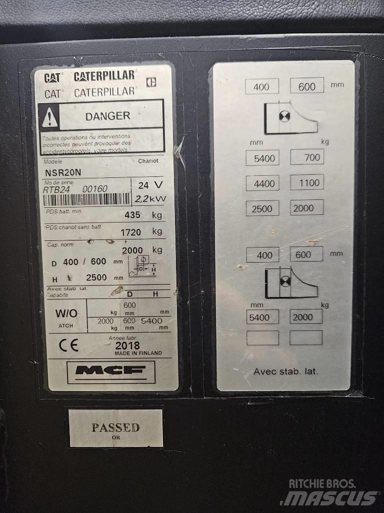 CAT NSR20N Transpaleti autopropulsanti
