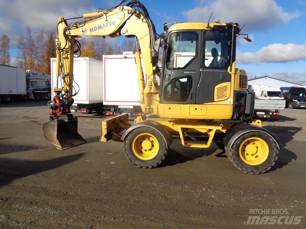 Komatsu PW 98 MR-6 Excavatoare cu roti