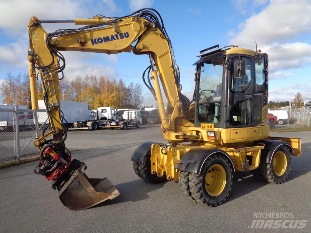 Komatsu PW 98 MR-6 Excavatoare cu roti