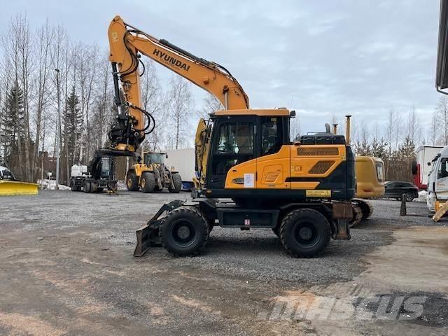 Hyundai HW 140 Excavatoare cu roti