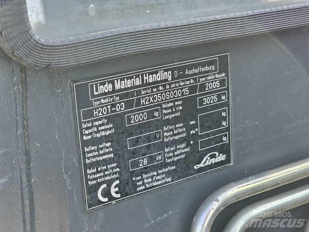 Linde H20T-03 Stivuitor GPL