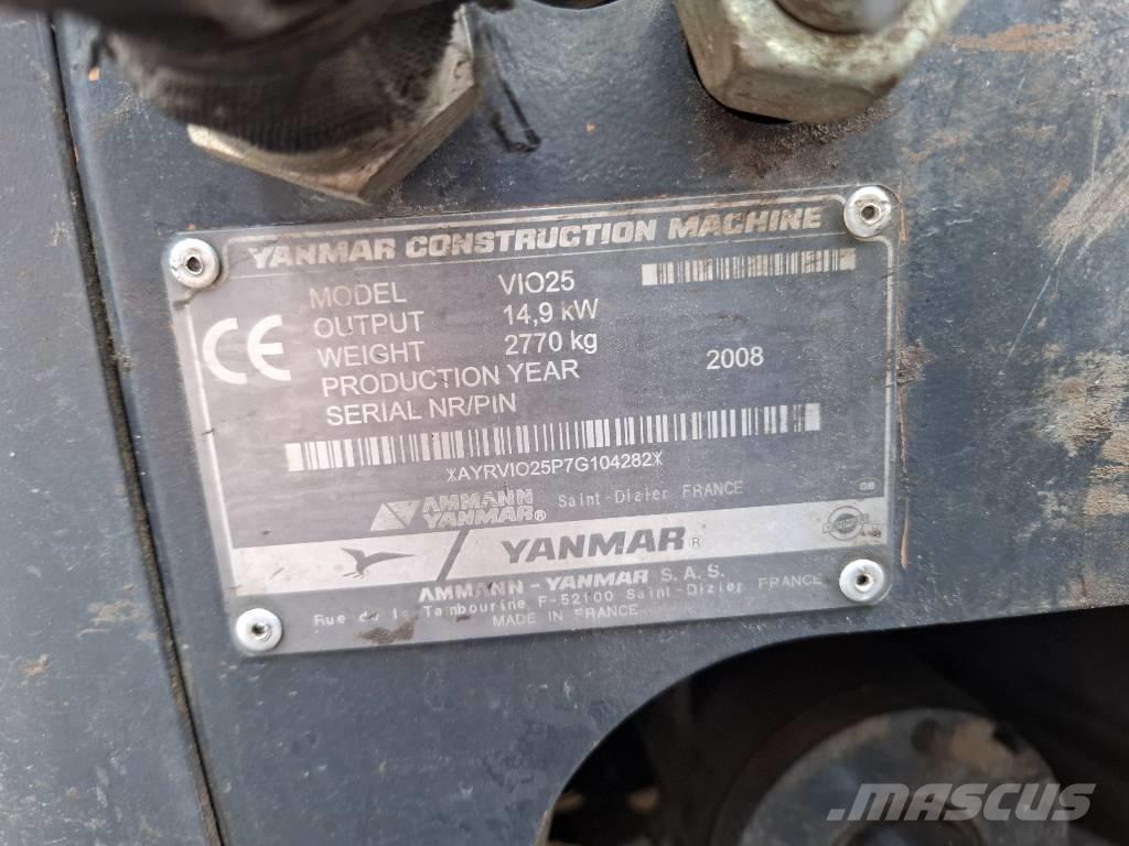 Yanmar ViO25 Mini excavatoare < 7t
