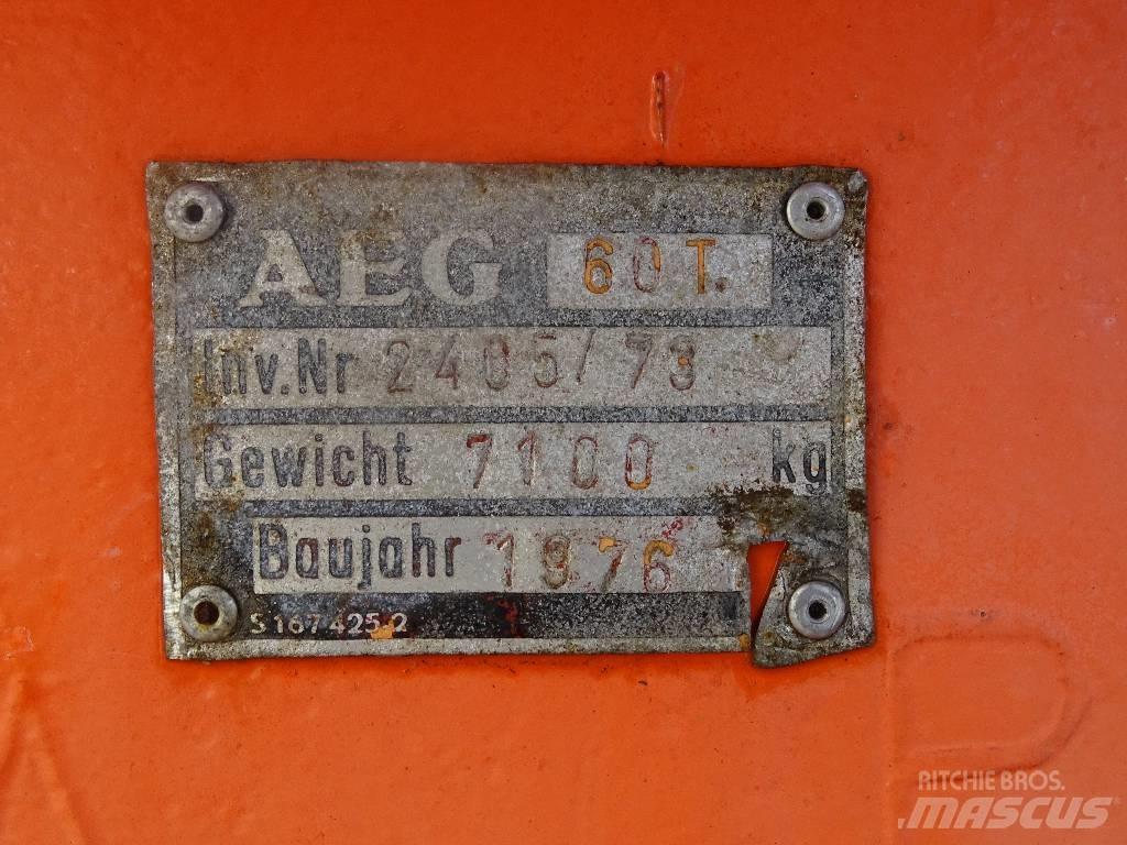 AEG 60t Anhänger Alte remorci