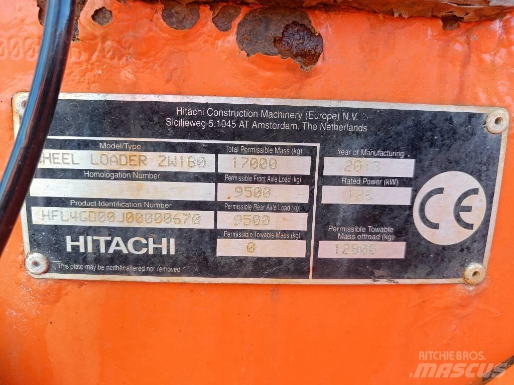 Hitachi ZW 180 Incarcator pe pneuri
