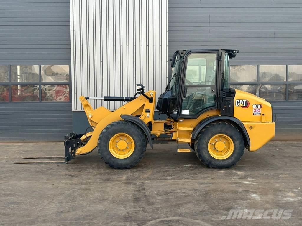 CAT 908 Incarcator pe pneuri